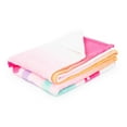 thumbnail image 3 of Justice Ombre Gummy Bear Silk Touch Fleece Throw and Decorative Pillow Set, 3 of 6