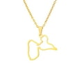 thumbnail image 1 of Decodeary Acier Inoxydable Classique France Carte Drapeau Guadeloupe Pendentif pour Look Intemporel Large A, 1 of 6