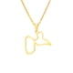 thumbnail image 2 of Collar Sonducket con Colgante de Guadalupe y Bandera de Mapa de Francia Acero Inoxidable, 2 of 6