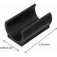 thumbnail image 3 of ABPETE chair leg floor protectors,25Pcs Plastic Chair Foot U Shaped Floor Glides Tubing Caps Cover Chair Feet Pads Furniture Foot Rectangle Non-Slip Chairs Leg Tip Protectors(22MM), 3 of 15