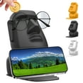 thumbnail image 4 of Shoreew Eyeglasses Holder Easter Island Head Glasses Display Rack Desk Sunglasses Holder Stand for Home Office Nightstand Decor, 4 of 7