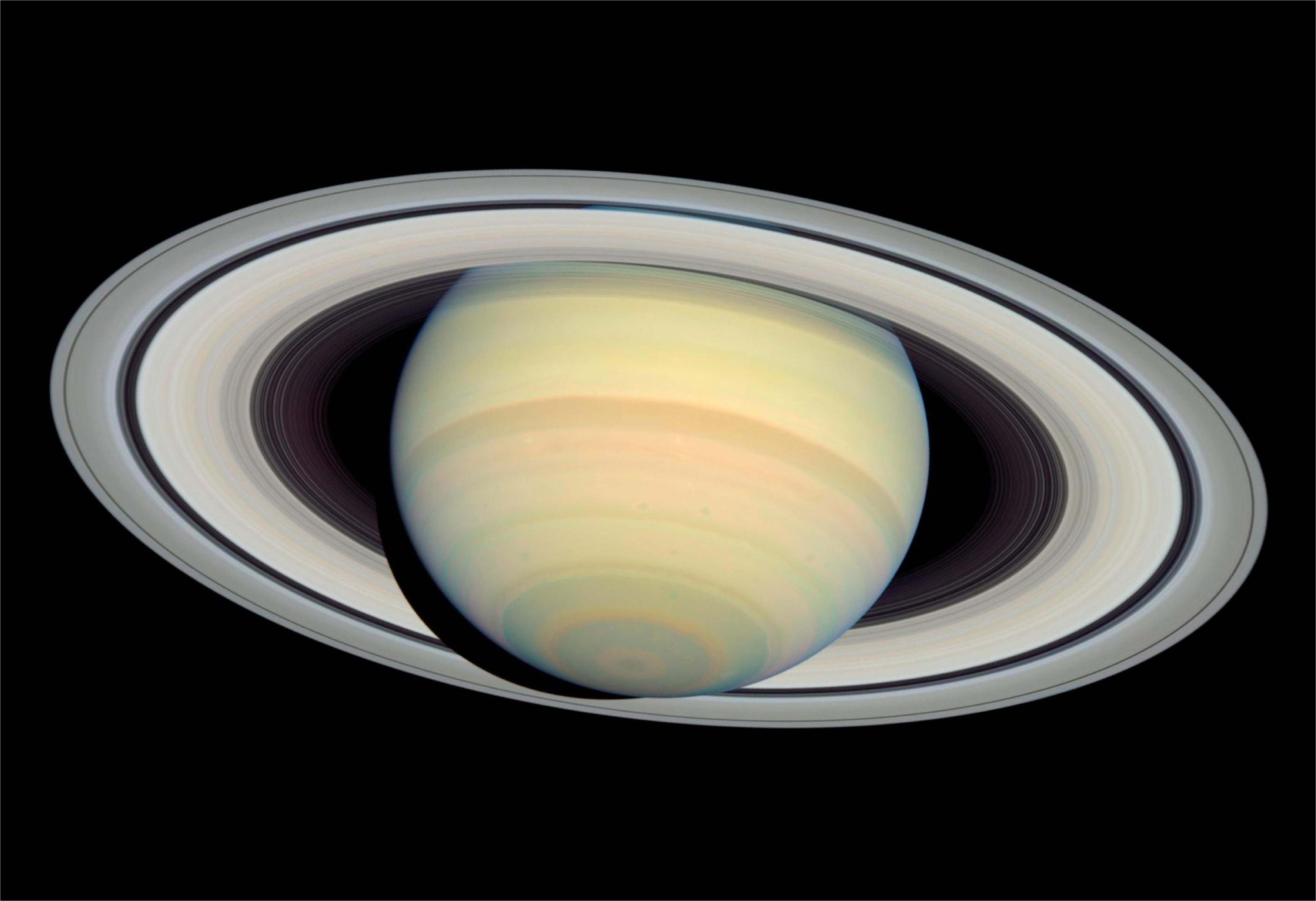 Saturn Beautiful Image Hi Gloss Space Poster Fine Art Print Walmart