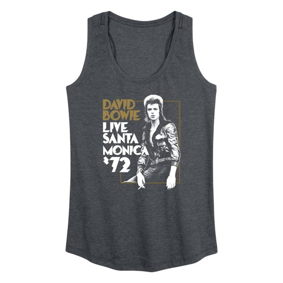 David Bowie - Bowie Santa Monica - Women's Racerback Tank Top