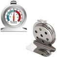thumbnail image 4 of 6 PCS Fridge Thermometer Large Dial Stainless Steel Temperature for Freezer Cooler with Hanging Hook and Stand, 4 of 5