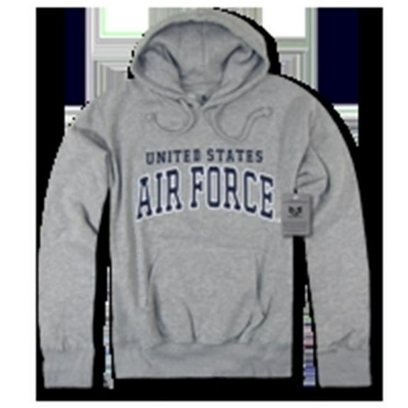 Rapid Dominance  Pullover Hoodies- Air Force- Heather Grey- Extra Large