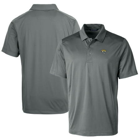Men s Cutter & Buck Steel Jacksonville Jaguars Prospect Textured Stretch Polo