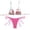 Hot Pink, variant on Bikini Sets for Women 2 Piece Fruit Print Bikini Set Graphic Halter Swimsuits Tie Side Bathing Suit