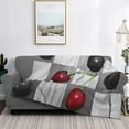 thumbnail image 2 of Yiaed Cherries laid Print Blanket Throw Blanket Soft Cozy Flannel Blanket for Home Bed Sofa Couch Chair-80"x60", 2 of 6