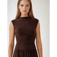thumbnail image 7 of Comfort Fit Midi Dress with Crew Neck, 7 of 7