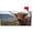 Highland Cow, variant on The National Flag and Sunflowers Spring Mailbox Cover Magnetic Post Letter Box Wraps for Garden Yard Standard Size 18"x20.7"