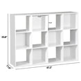 thumbnail image 3 of YOSITiuu 12 Cube Storage Shelf Organizer Bookshelf with Open Back Closet Cabinet, DIY Plastic Modular Book Shelf for Organizing Closet Bins, 3 of 7