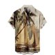 thumbnail image 3 of Camisas gráficas con estampado completo de flores tropicales para hombre, camisas casuales con botones para vacaciones, camisas hawaianas para la playa, blusas sueltas de manga corta para hombre, 3 of 4