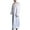 White, variant on Lilgiuy Men's Muslim Robe Arab Middle Robe Pattern Embroidery Long Sleeve Standing Neck Pocket Long Shirt Fashion Casual Robe Outwear
