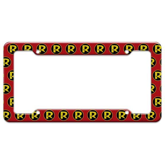 Batman Robin Logo License Plate Tag Frame