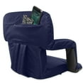 thumbnail image 4 of KHOMO GEAR Stadium Bleacher and Bench Seat Chair with Padded Reclining Cushion and Armrest and Carry Straps, 4 of 6