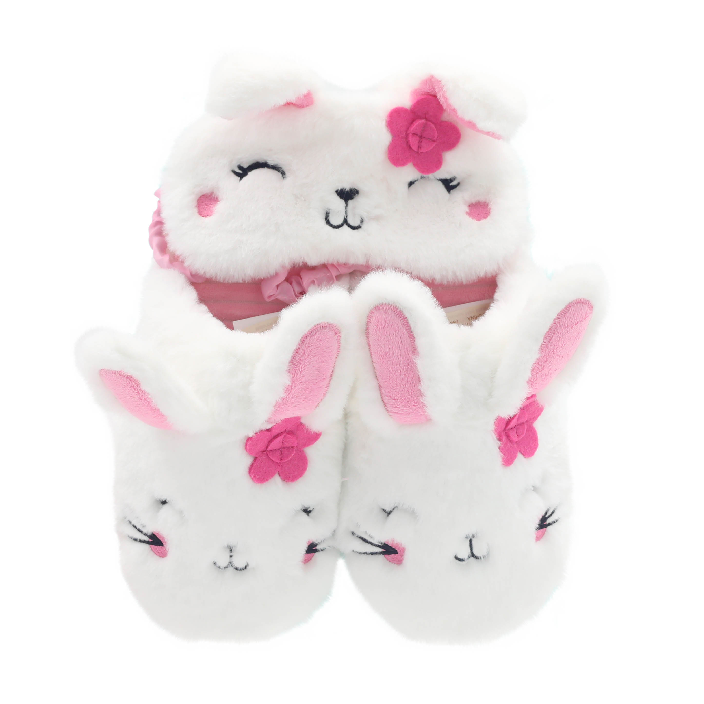 "Way to Celebrate! Easter Slipper and Sleep Mask Gift Set "
