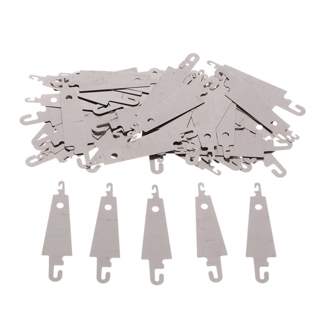 Puntada de material acero Herramientas para Enhebrar Y Enhebrar Enhebrador para Accesorios de Suministros de de Bricolaje - Paquete de 50 perfecl Enhebrador de punto de cruz