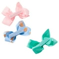 thumbnail image 4 of Claire's Girls Pink Blue Green Hairbows, 3-Pack, 71242, 4 of 4