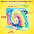 thumbnail image 4 of HDE iPad Mini 6 Case Kids Shock Proof Cover with Built-In Screen Protector Handle Stand for 6th Generation iPad Mini 2021 (8.3 Inch) - Tie Dye, 4 of 7