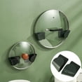 thumbnail image 1 of Funie 2Pcs Support Mural Solide Support de Couvercle de Pot Adhésif Clip Support de Cuisine, 1 of 1