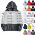 thumbnail image 2 of FchengtaiS Men's Graphic Print Fleece Hoodie Jacket Full Zip Long Sleeve Coat Gothic Fashion Streetwear with Kangaroo Pocket, 2 of 6
