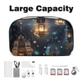 thumbnail image 3 of Lantern Charger Organizer, Hard Drive Cases, Cord Travel Organizer, Cell Phone Cord Organizer - Waterproof Oxford Cloth Digital Bag 5.9x9.44x3.14 in, 3 of 6