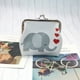 thumbnail image 3 of ShiYe toys store Monedero de cuero de Pu con diseño de elefante y Animal, bolsa de cambio, regalos para mujeres, niños y niñas, 2 uds., 3 of 3