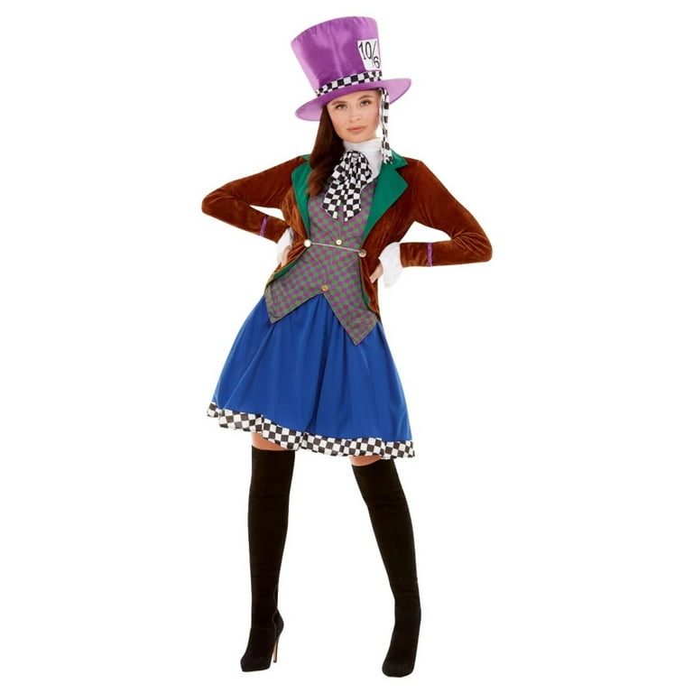 Mad Hatter Costume Adult Multi Mad Hatter Costume Adult Multi