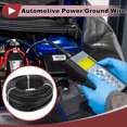 thumbnail image 2 of Unique Bargains 1 Pcs Ground Wire Fully Insulated& Soft Touch Jacket Power Wire 61m Black TC 12AWG 2 Conductor, 2 of 7