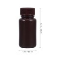 thumbnail image 2 of CATIEBYE 6Pcs Dark Brown Laboratory Bottles Wide Mouth Reagent Containers for Sample Storage, 2 of 7