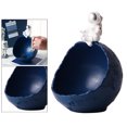 thumbnail image 4 of Estatua de resina de astronauta, modelo de luna, escultura, decoración de mesa para el hogar y pequeña Azul, 4 of 8
