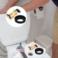 thumbnail image 2 of Raindrops Toilet to Bowl Bolt Kit with Multi Brass Finish, Easy to Install Toilet Repair Hardware Set for Bathroom, 2 of 8