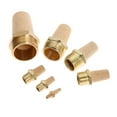 thumbnail image 2 of 1/2 / 5pcs Muffler neumático de latón M5 1/8 "1/4" 3/8 "1/2" 3/4 "1" THRENDE Silenciadores neumáticos Conector de reducción de filtro de ruido, 2 of 7