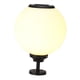 thumbnail image 3 of Lámpara de industrial moderna, linterna de pilar de bola de globo esférico, luz de pilar de globo, accesorio de luces de globo de montaje 30 centimetros, 3 of 9