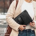 thumbnail image 6 of Kids Friendly Rugged Case for Samsung Galaxy Tab A9+ 11.0" 2023 SM-X210 / SM-X215 / SM-X216, Built-in 360° Rotatable Stand-Hand/Pencil Holder Heavy Duty Protection Cover for Tab A9+, Black, 6 of 18