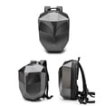 thumbnail image 2 of fashionhome Motorcycle Backpack Backpack Hard Shell Laptop Bag Motorbike Riding Daypack Helmet Bag LED Programmable Knight Backpack Rose Red, 2 of 6