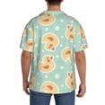 thumbnail image 3 of Kdxio Men's Hawaiian Shirt for Men Short Sleeve Shirt Cute Duck Summer Casual Holiday Beach Button Down T-Shirts, 3 of 5