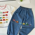 thumbnail image 2 of LWNYDPLSD Boys Pants Girls Size 10 Pants Pantalones De Invierno Para Niña Boy Clothes 9-12 Months Girls 10 Year Old Gift Ideas Cute Kids Clothes Boys, Blue 12-18 Months, 2 of 9