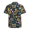thumbnail image 3 of High Quality Hawaiian Shirts for Men Short Sleeve Aloha Beach Shirt Floral Summer Casual Button Down Shirts Blouses UPYHI5, 3 of 7