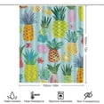 thumbnail image 2 of Lunarable Pineapple Shower Curtain Cloth Fabric Bathroom Decor with Hooks, 2 of 6