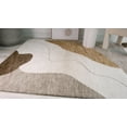 thumbnail image 4 of Rug Branch Modern  Abstract Hand-Tufted Beige Brown Indoor Area Rug - 5x7, 4 of 8