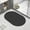 Black, variant on Stone Bath Mat Diatomaceous Earth Shower Mat Stone Super Absorbent Diatomite Stone Bath Mats for Bathroom Quick-Drying Non-Slip Barhroom Floor Mat, Easy to Clean (40cmx60cm / 16x23.62in)
