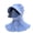 Blue, variant on Women Sun Hat, Fashion Sun Protection Breathable Cotton Mask Hat for Outdoor Hiking Cycling 1Pc