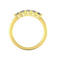 thumbnail image 4 of 1/2ctw Diamond Five Stone Band in 10k Yellow Gold, 4 of 5