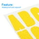 thumbnail image 3 of Uxcell 4 Hojas Calcomanías de Letras de Vinilo 9.1'' x 7.7'' para Calcomanía Interior Exterior Amarillo, 3 of 5