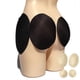 thumbnail image 5 of Almohadillas para glúteos unisex, ropa moldeadora suave y liviana, cómodas, transpirables, 1 par de realzadores de cadera para bodas, , vestidos, Redondo Negro Mediano Sunnimix almohadillas para los glúteos, 5 of 8