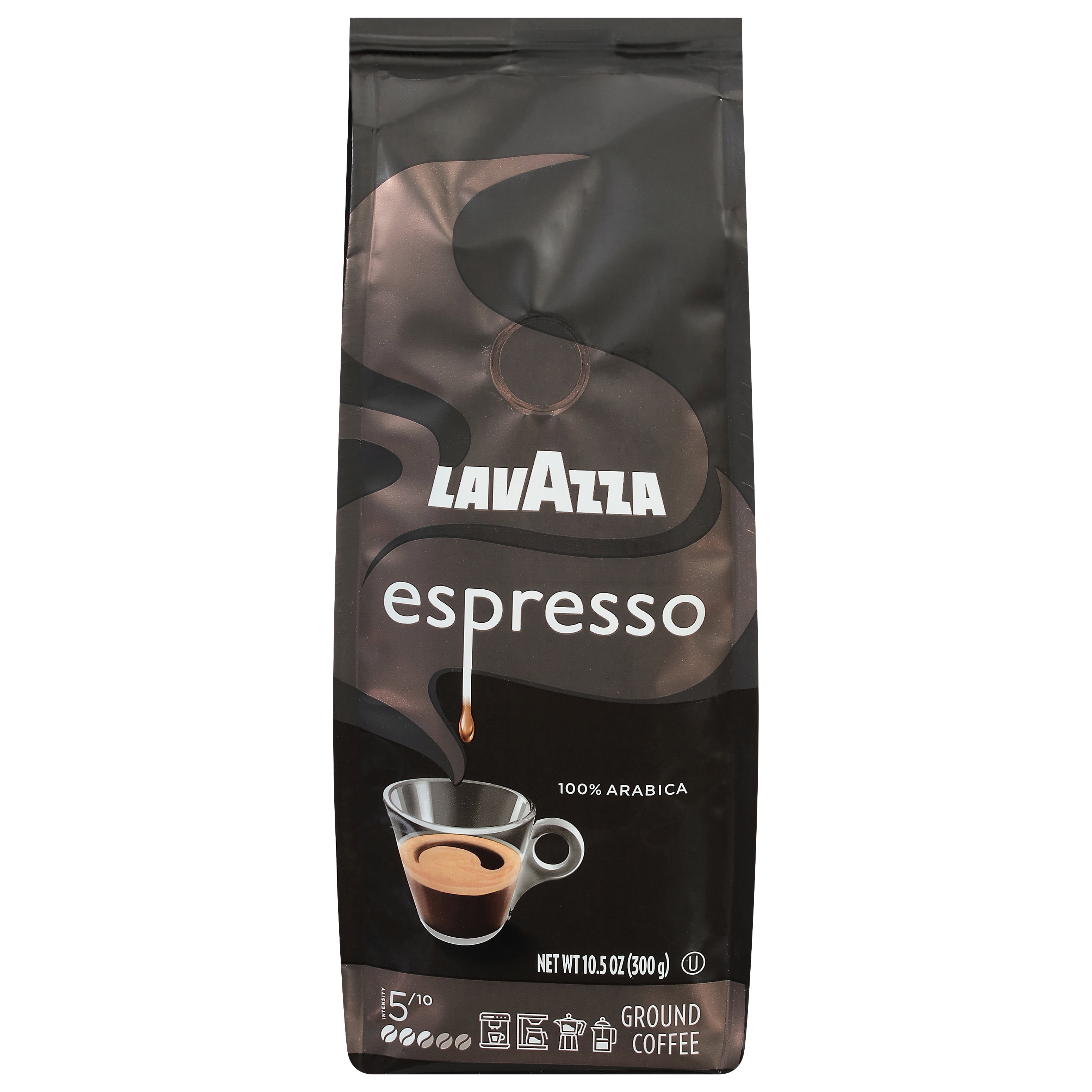 Lavazza Espresso Italiano Ground Coffee, Medium, 10.6 oz, 1 Bag