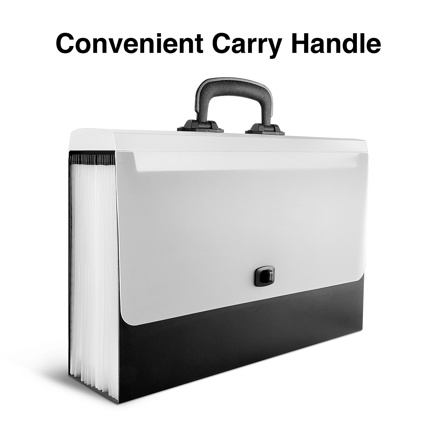 Staples Plastic Accordion File 26-Pocket Legal Size Black (TR45531)