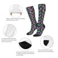 thumbnail image 3 of KLL Happy Kitten Faces Print Cool Socks Men's Women's Crew Socks Funny Crazy Novelty Stockings, 3 of 6