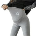 thumbnail image 2 of DeHolifer Women's Maternity Leggings Over The Belly High Waisted Soft Comfy Warm Pregnancy Pants Gray XL, 2 of 8
